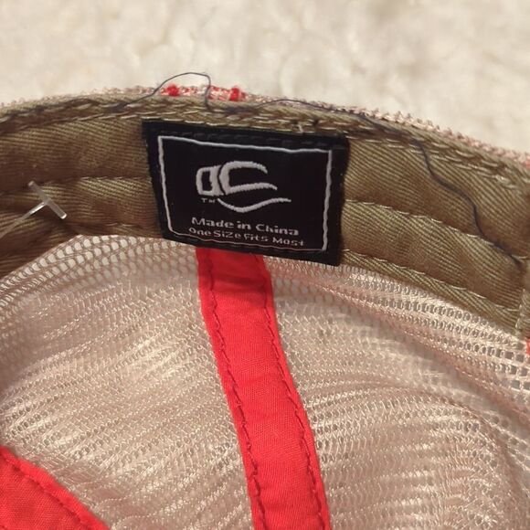 Luke Bryan Kick the Dust Up Beige Mesh Strapback Adjustable Baseball Hat Music - Picture 9 of 9